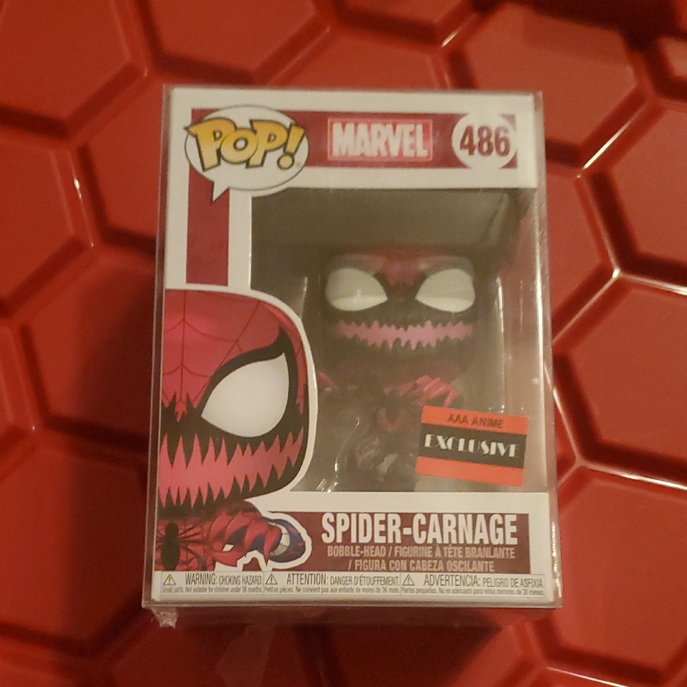 Marvel Spider Carnage #486 AAA Anime Exclusive Funko Pop